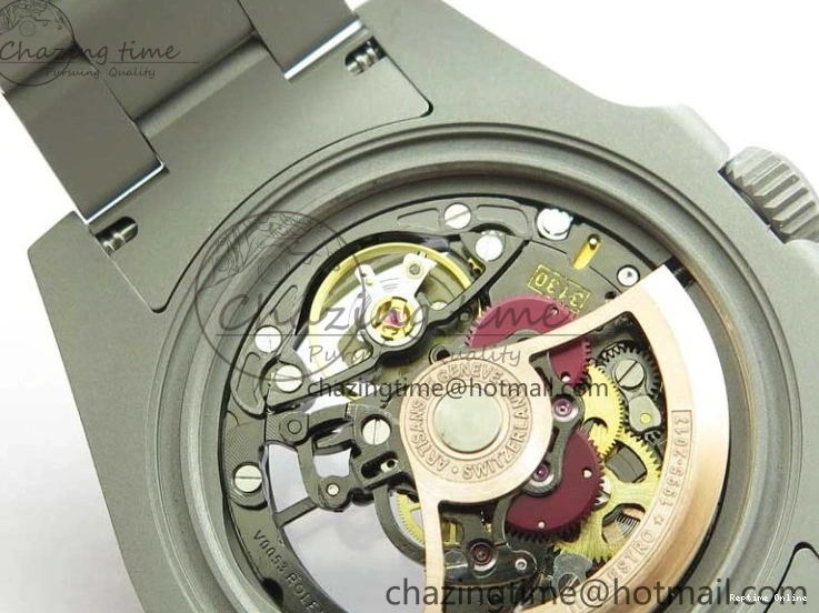0522 Submariner 116610 Andrea Pirlo Sandblasted ROF Best Edition Carbon Bezel on Skeleton DIal SA TimelessDesign 2789